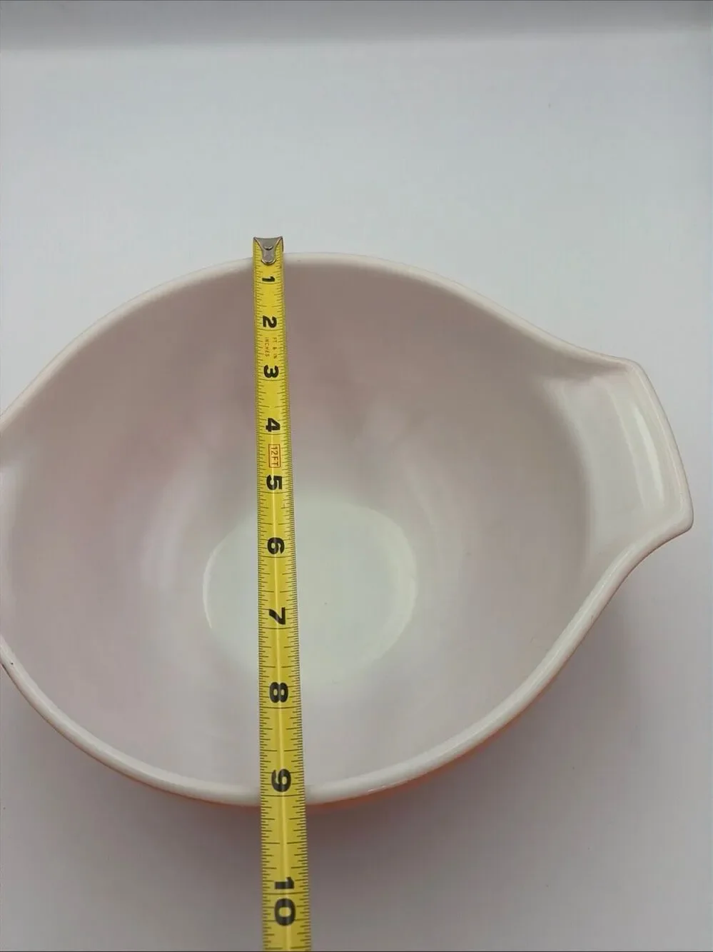Pyrex Autumn Harvest Wheat #443 Cinderella Mixing Bowl 2.5L Orange Vintage 1978